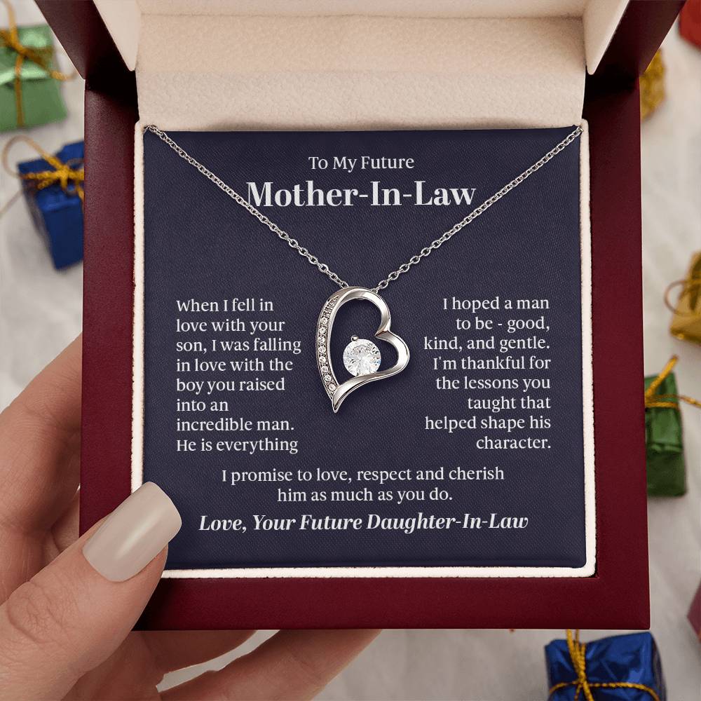 To my future mother  in  law - when i fell in love with your son