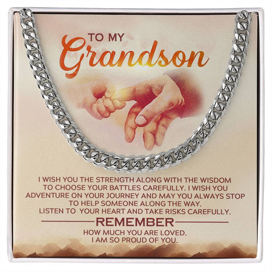To My GrandSon-Proud Of You