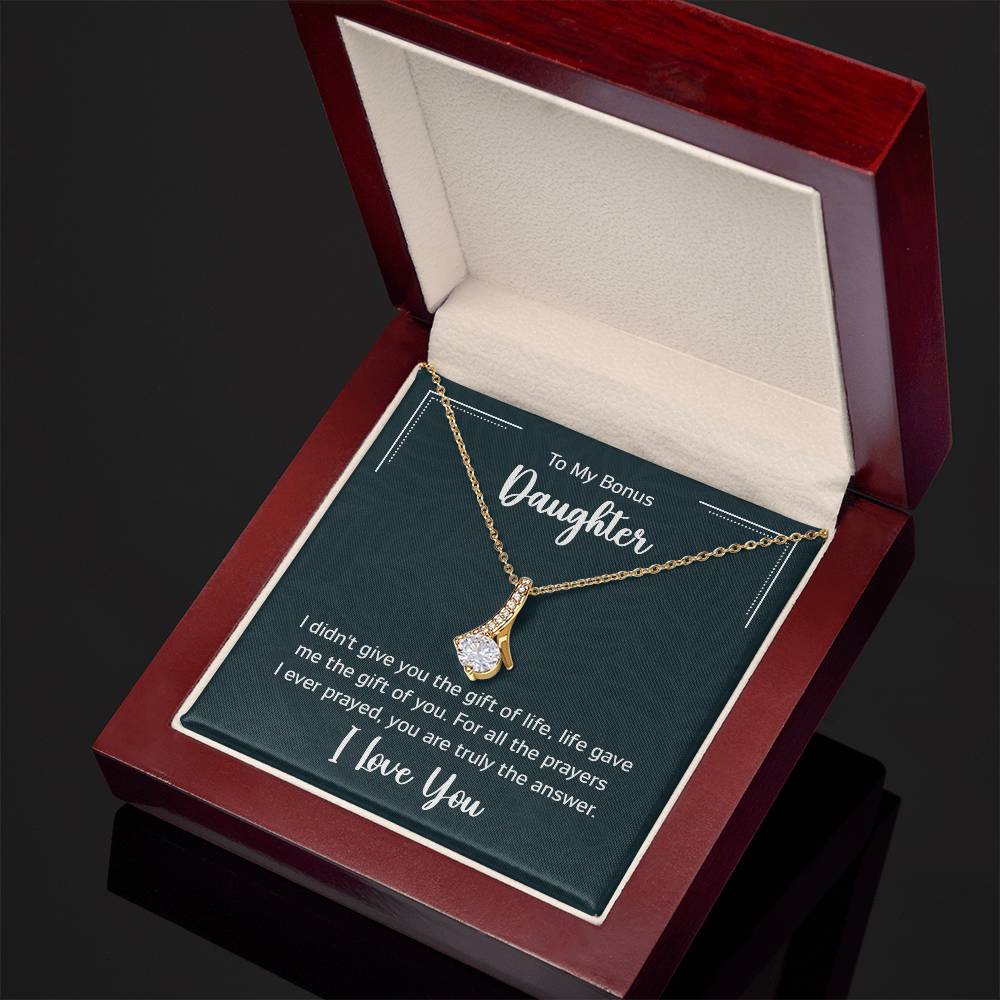 To My Bonus Daugther, I didn't give you the gift of life, life gave me the gift of you
