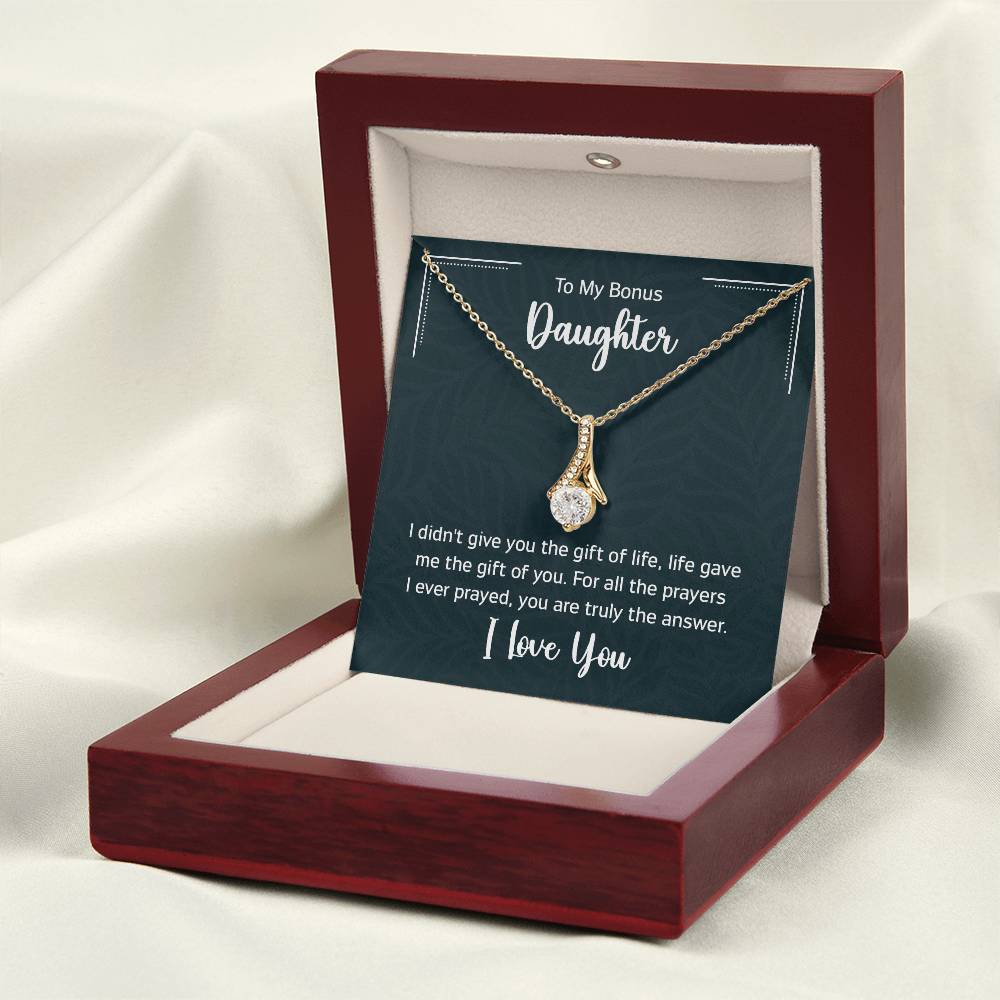 To My Bonus Daugther, I didn't give you the gift of life, life gave me the gift of you