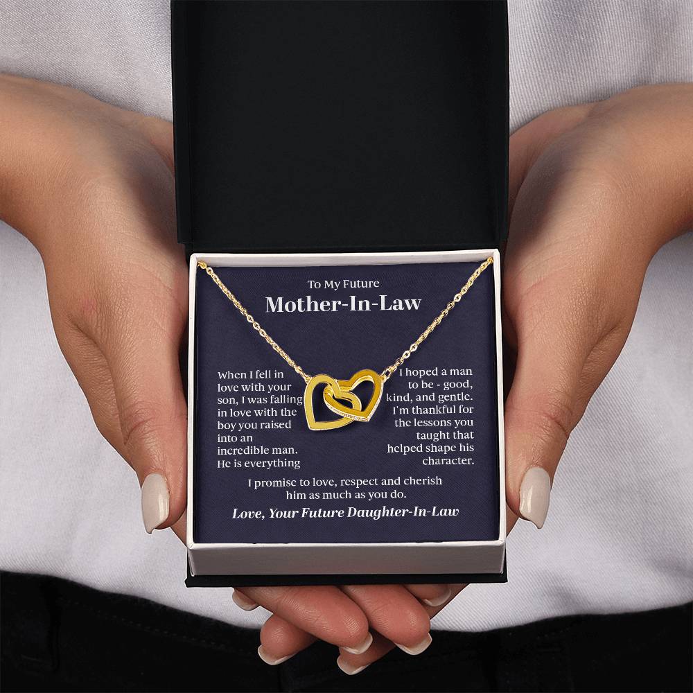 To my future mother-in-law, I was falling in love with the boy you raised into an incredible man, from your daughter-in-law