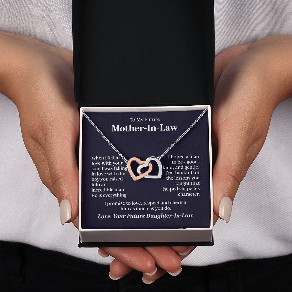 To my future mother-in-law, I was falling in love with the boy you raised into an incredible man, from your daughter-in-law