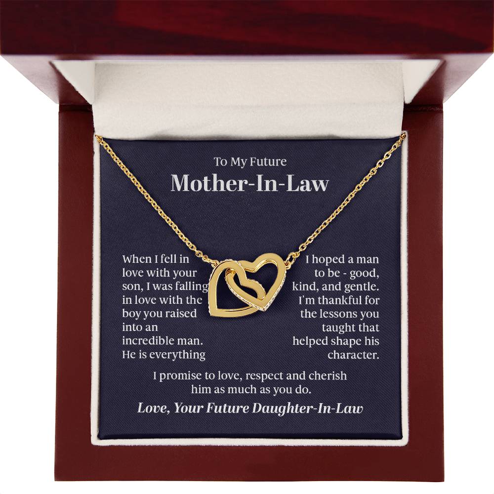 To my future mother-in-law, I was falling in love with the boy you raised into an incredible man, from your daughter-in-law