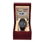 Dad-Your Favorite Child-Metal Chronograph Watch