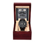Dad-Learned From You-Metal Chronograph Watch