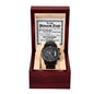 Bonus Dad-Gift Of Life-Metal Chronograph Watch