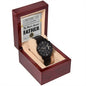 Dad-World_s Greatest Father-Metal Chronograph Watch