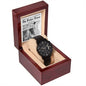 Dad-The Father Times-Metal Chronograph Watch