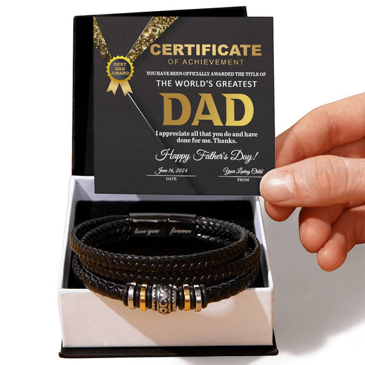 Dad-The Title Of-Bracelet