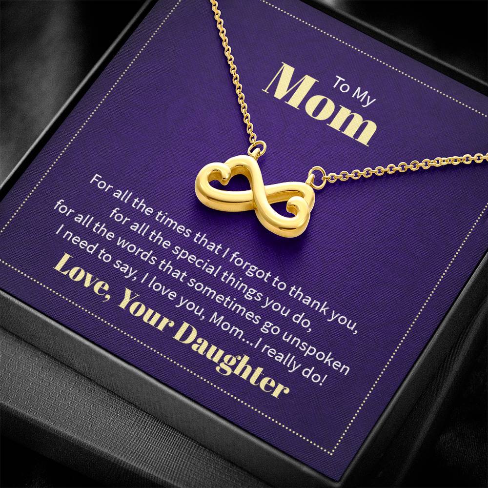 To my mom - for all the times that I forgot to thank you