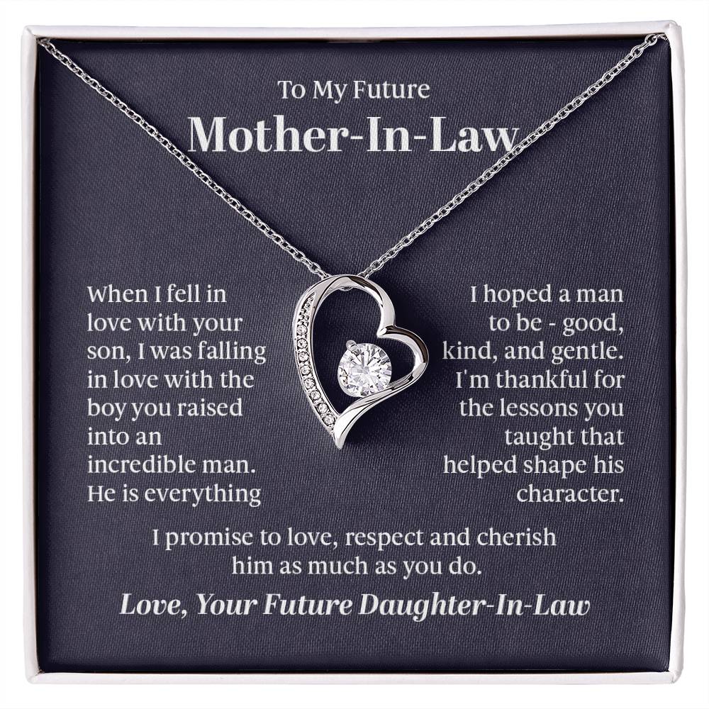 To my future mother  in  law - when i fell in love with your son