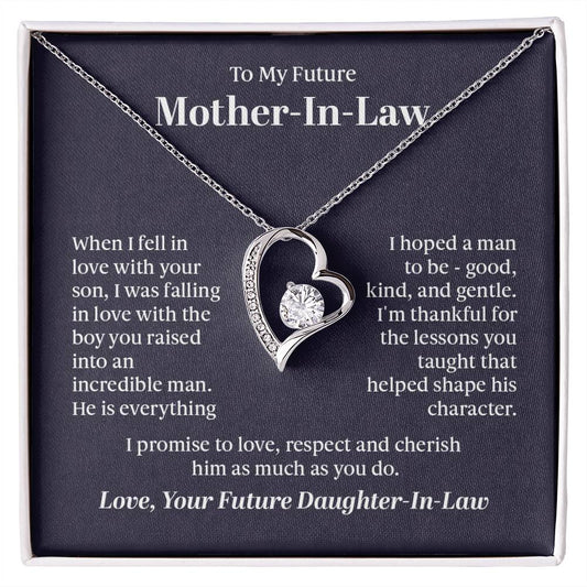 To my future mother  in  law - when i fell in love with your son