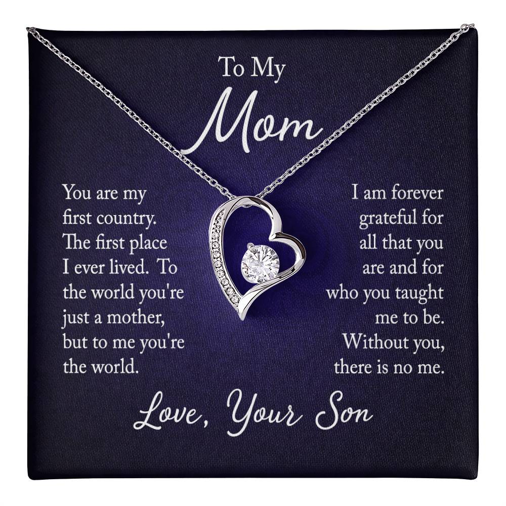 To my mom - you are my first country