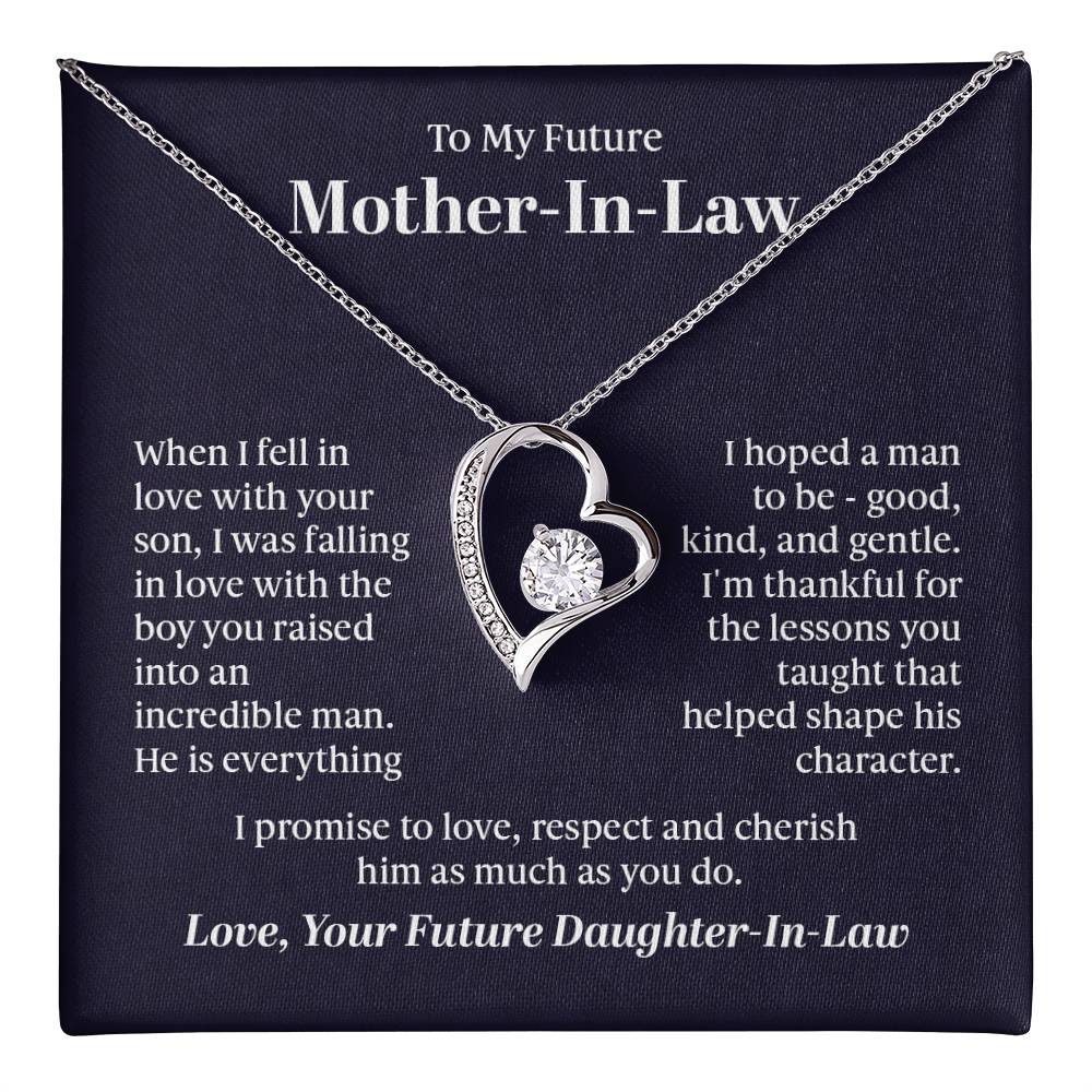To my future mother  in  law - when i fell in love with your son