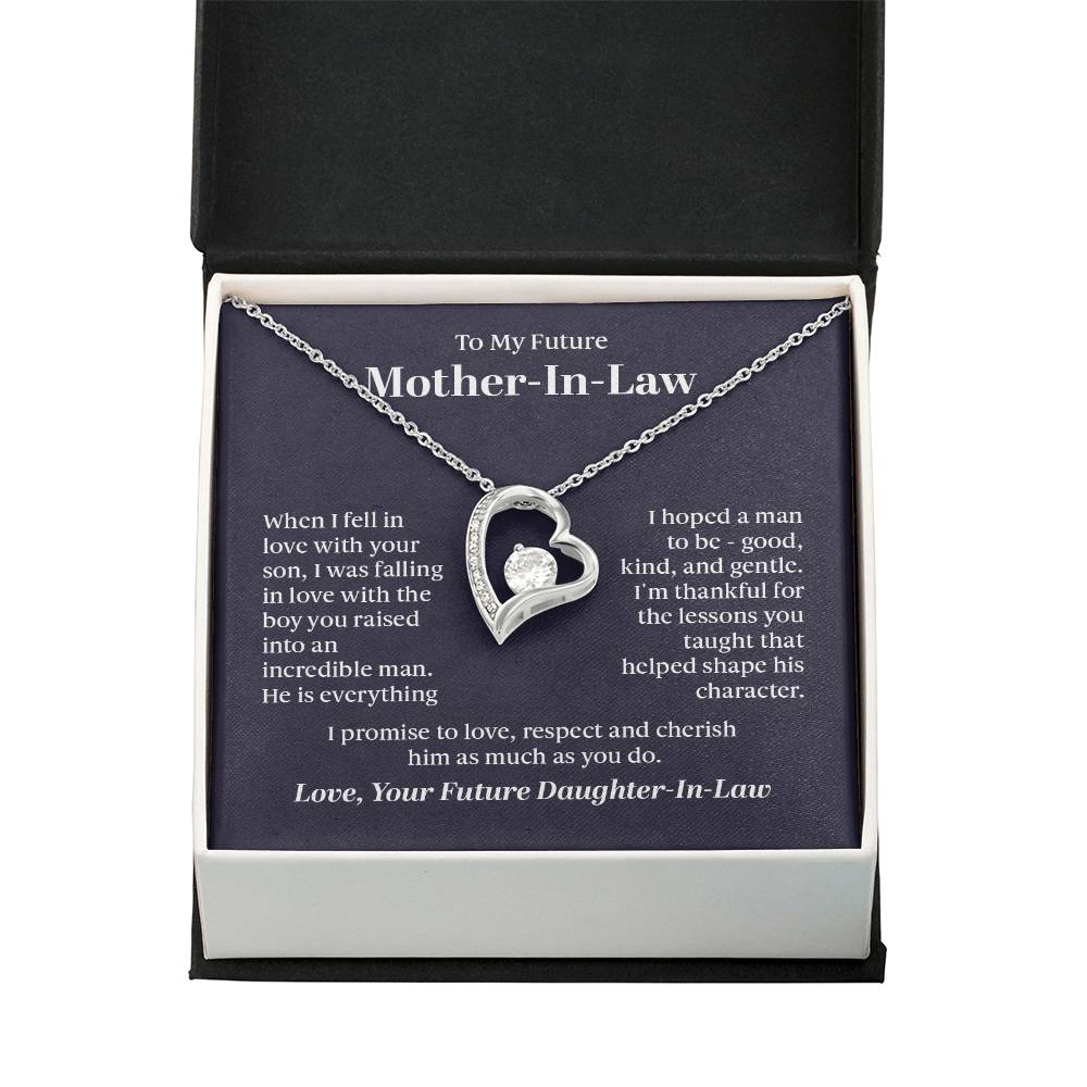 To my future mother  in  law - when i fell in love with your son