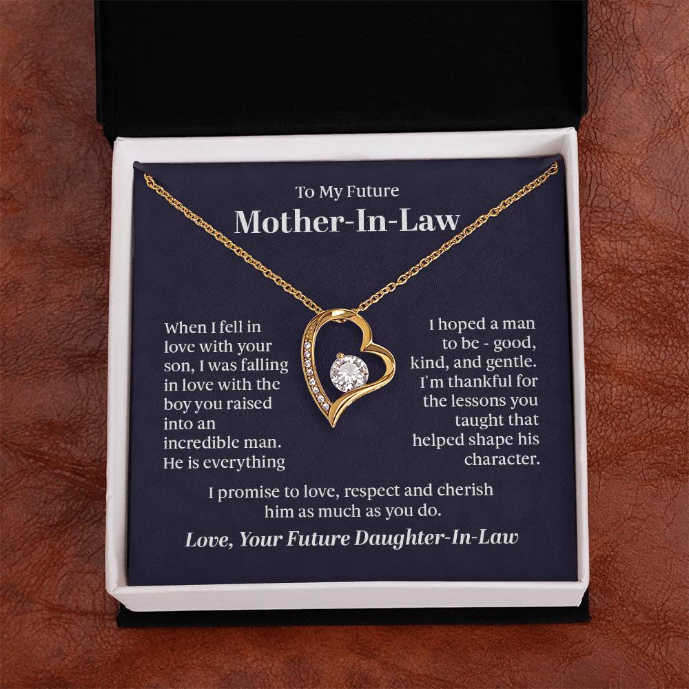 To my future mother  in  law - when i fell in love with your son