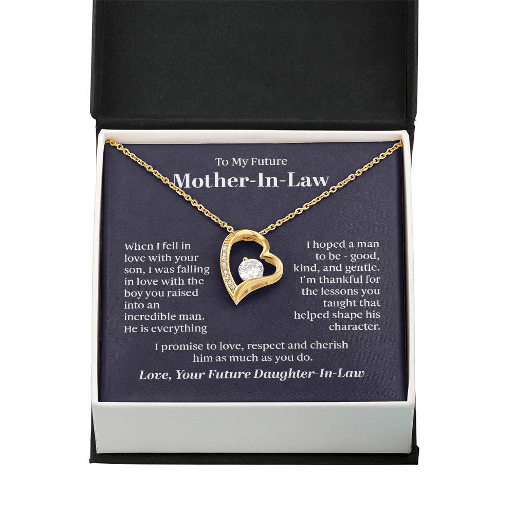 To my future mother  in  law - when i fell in love with your son